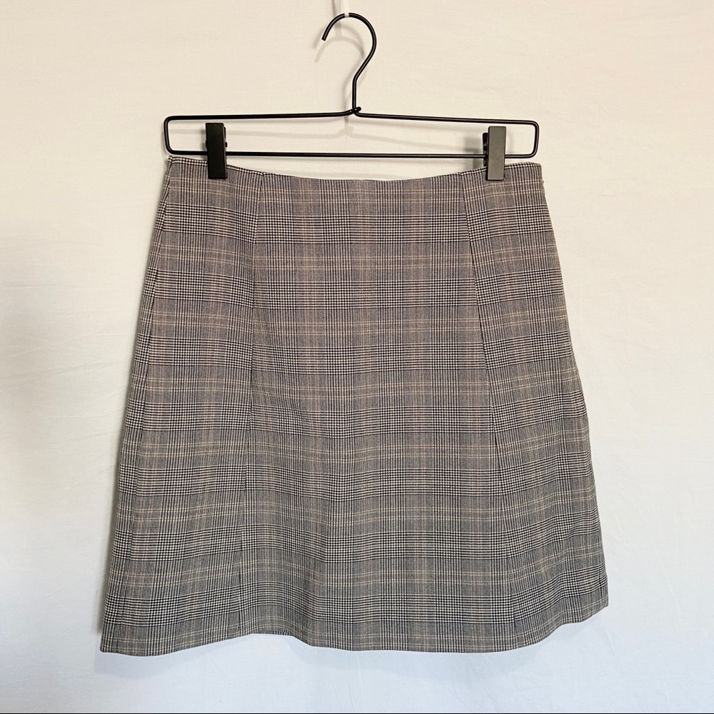 Aritzia Babaton Plaid Mini Skirt 8